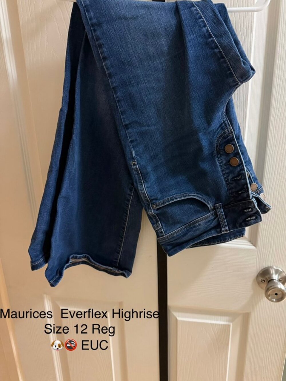 2 Pair Maurices High Rise Jeans - Picture 2 of 2